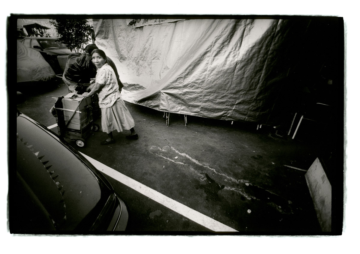 For the six or more hours I spent at the Alameda Market, Maria and her husband came and went collecting cans and bottles