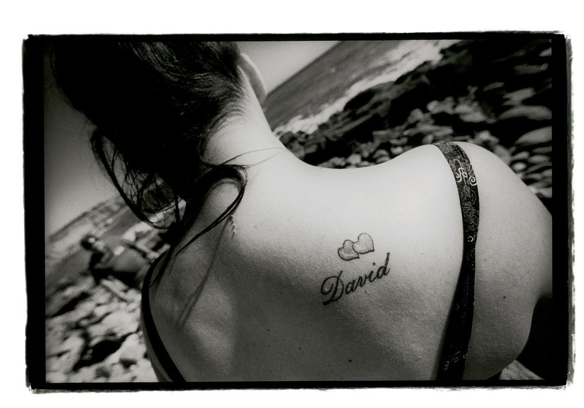 Leandra X was on the beach collecting heart-shaped rocks and drinking Seagrams Wild Berries wine coolers